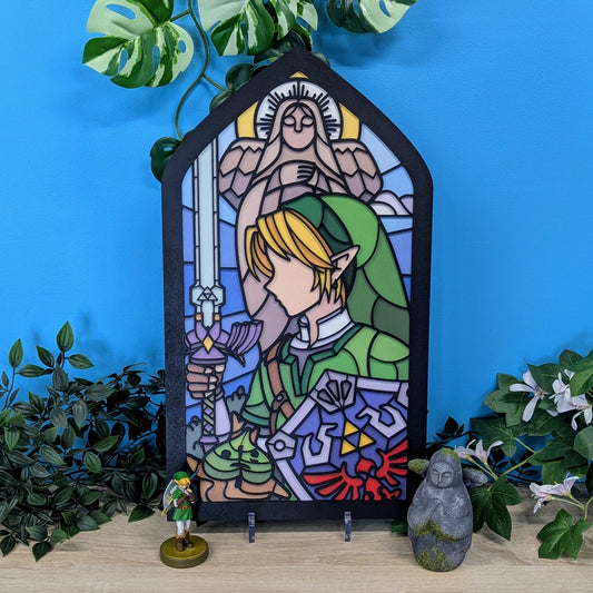 Link Stained Glass Inspired Art