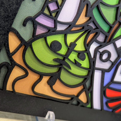 Link Stained Glass Inspired Art