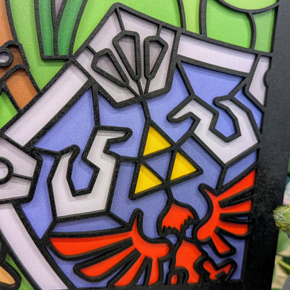 Link Stained Glass Inspired Art